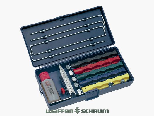 Lansky sharpening set with five sharpening stones