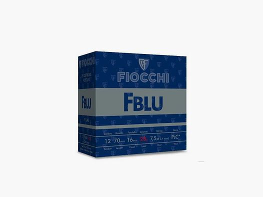 Fiocchi F Blue Trap C.12/70-28gr. * Jagdpatronen