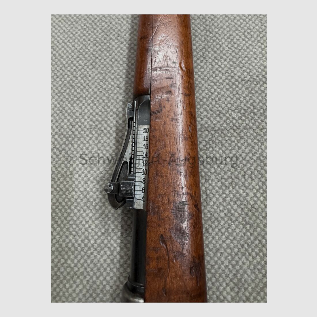 Military rifle Peru Mauser 1909 with long sight 7.65x53Arg