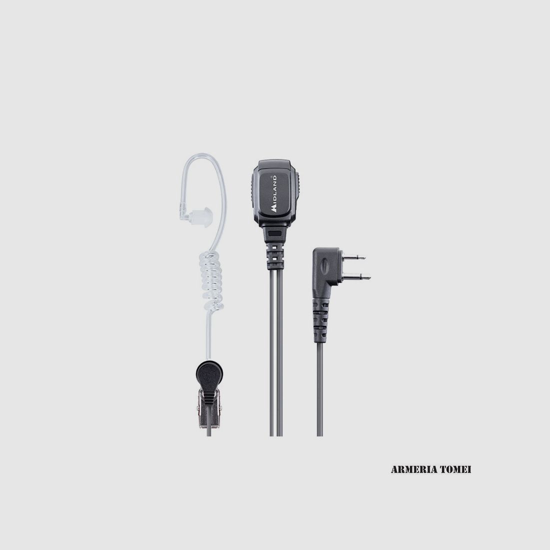 MIDLAND – MA31-L PRO RADIO-MIKROFON MIT PNEUMATISCHER OHRHÖRER
