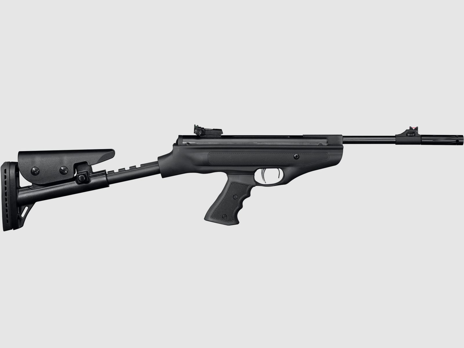 Mercury air Luftpistole 25 Super Charger Tactical mit Anschlagschaft ohne Set, Kal. 4,50
