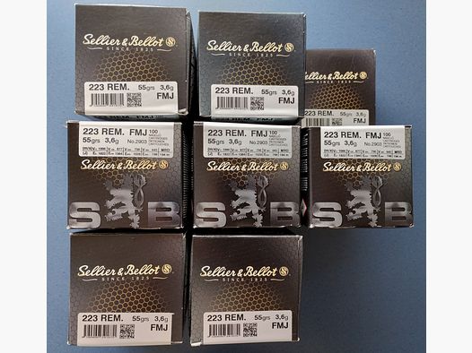 .223 Rem. S&B 55gr. 1495 stk