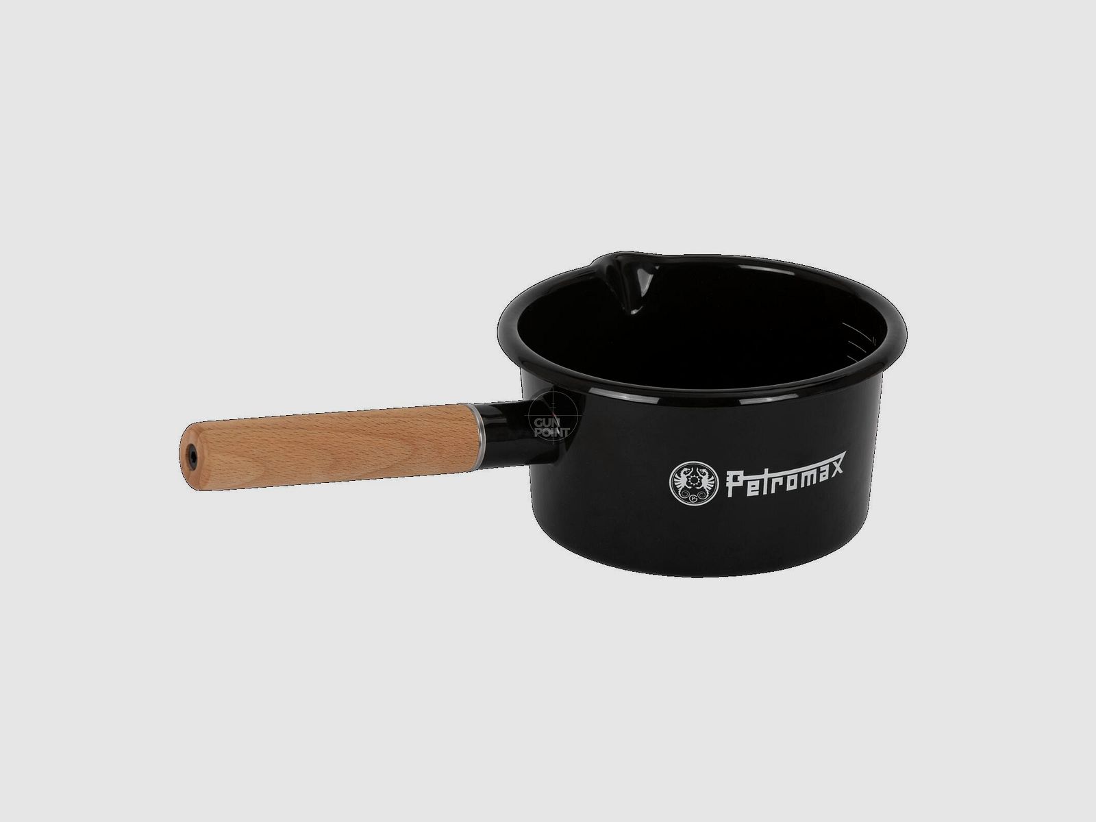Petromax Emaille Stieltopf schwarz 1 Liter