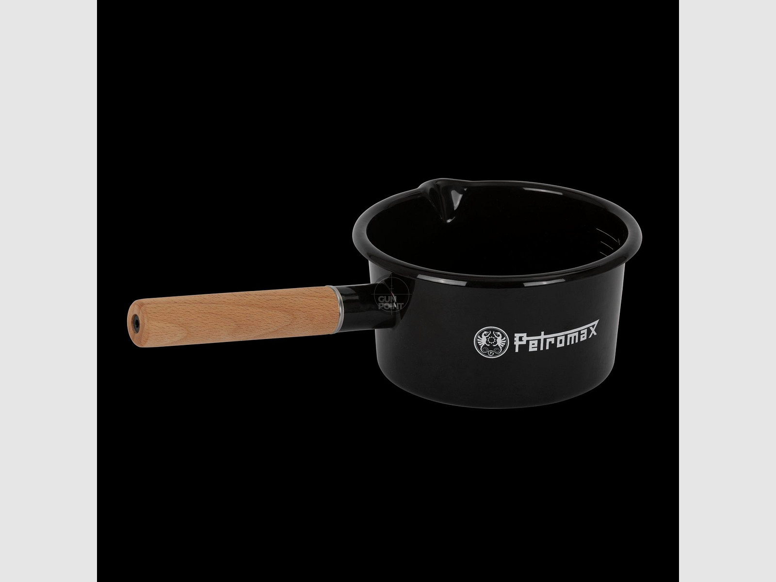 Petromax Emaille Stieltopf schwarz 1 Liter