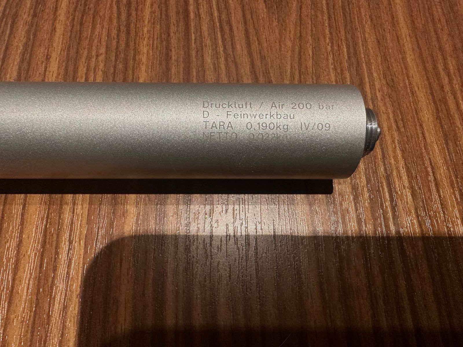 gebrauchte Kartusche Feinwerkbau Luftpistole P44