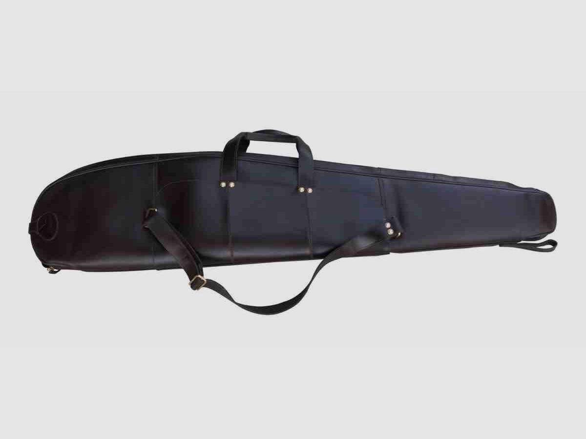 Canard riffel etui Dakota brunt læder
