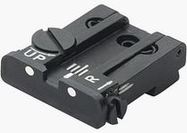 LPA TPU32GL30 verstellbare Mikrometer-Kimme für Glock-Pistolen – 2-Punkt