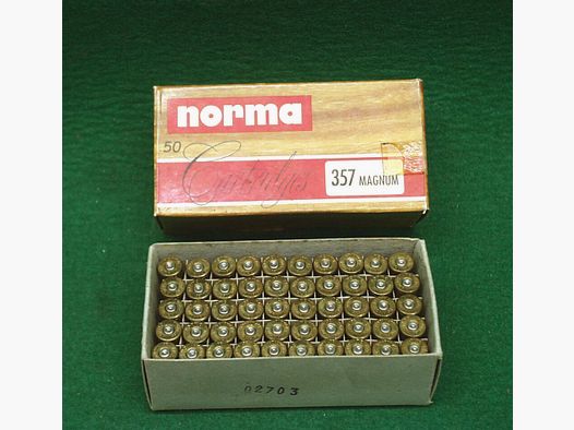 norma cases .357Mag., used