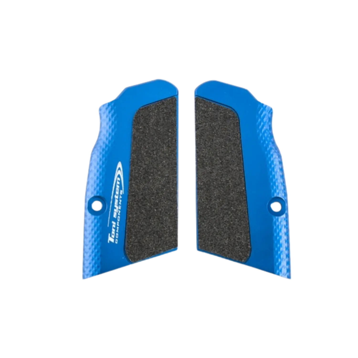 Toni System High-Grip Griffschalen für Tanfoglio Large Frame I Kurz blau