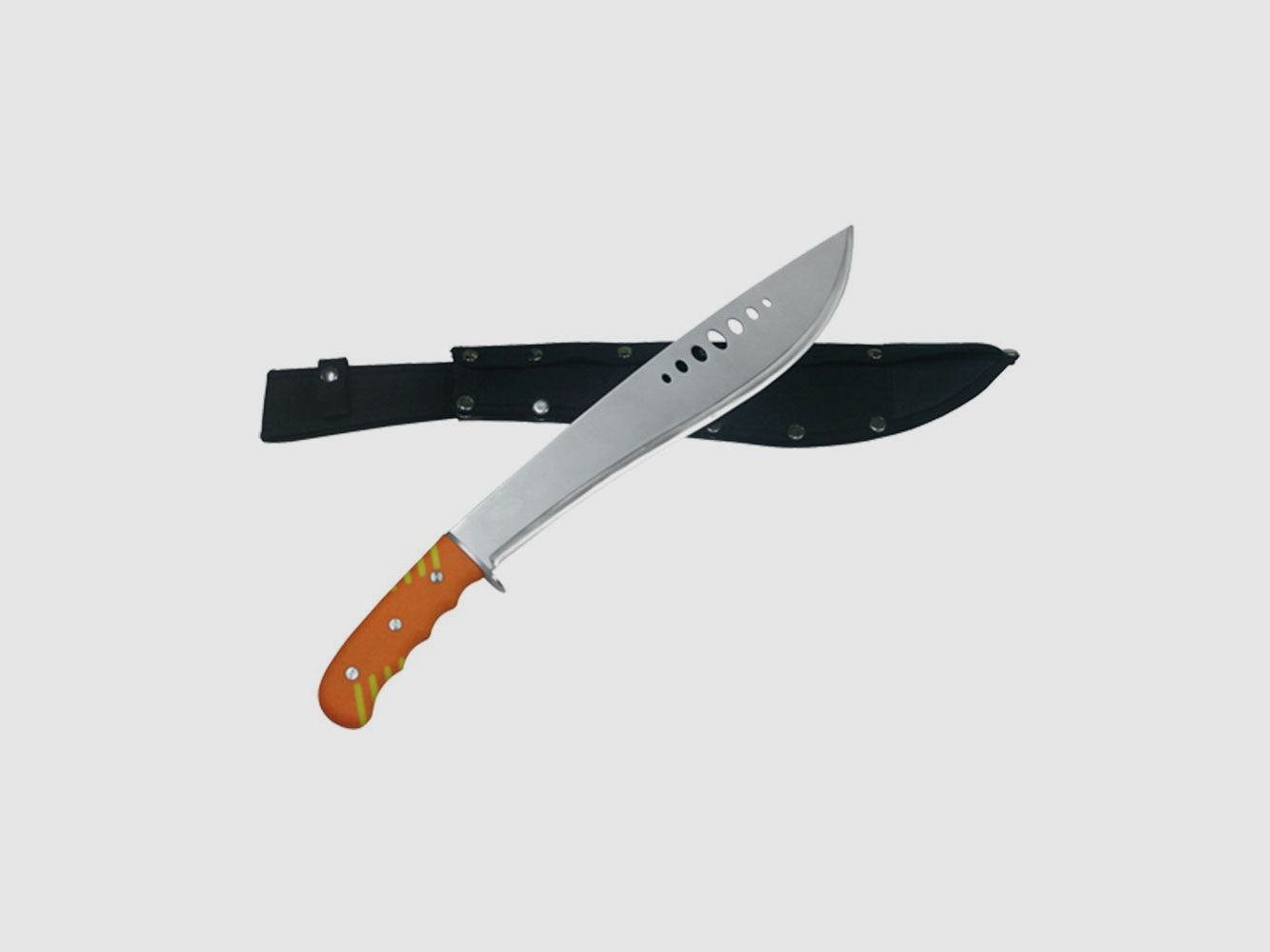 Machete, 39 cm Klinge (oranger Gummigriff)