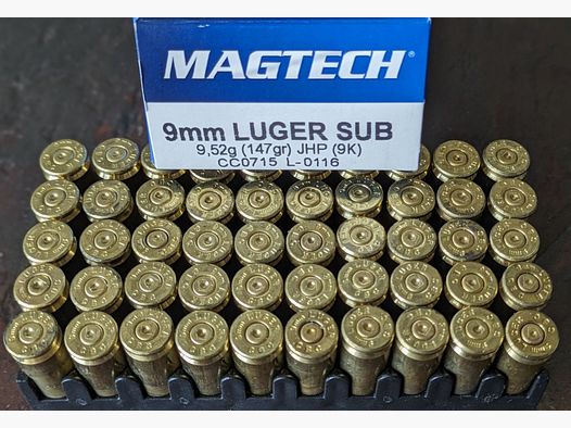 Hülsen Magtech CBC 9mm Luger Subsonique 9K °°°°°°°°°°°°°°°°°°°°