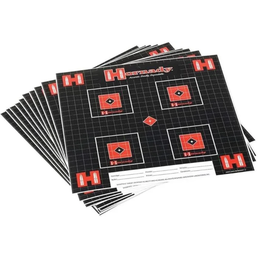 Zielscheiben HORNADY Target selbstklebend (100 Scheiben pro Pack)