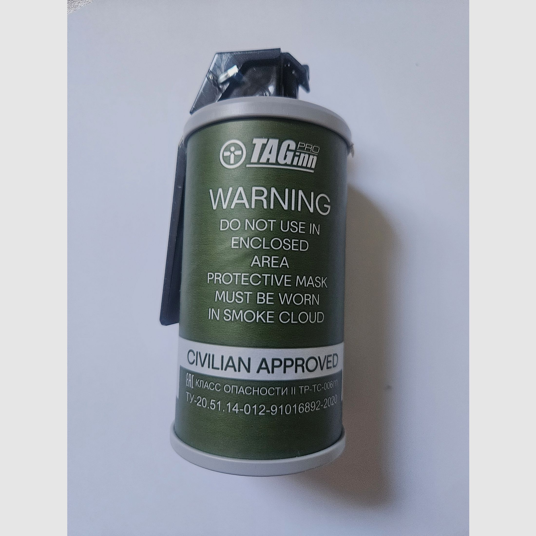 Taginn Tag-18 Paintball Rauchgranate mit Kipphebel - Weiß