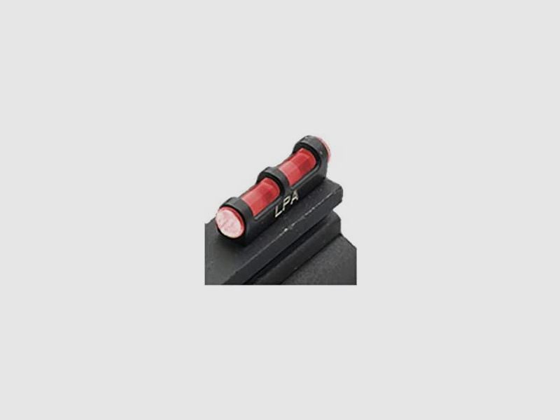 LPA Korn mit Metallbasis für Loch 2,6mm, rotes Faseroptik.