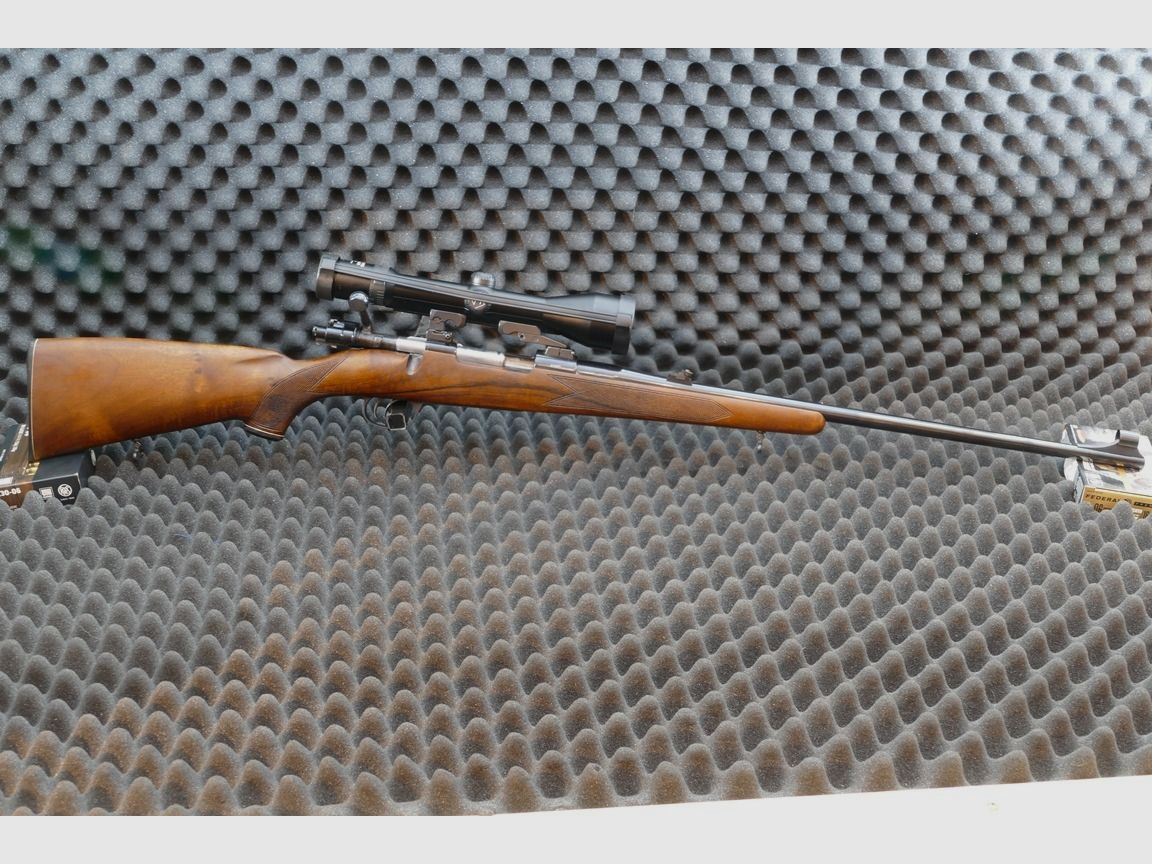 Carabine à répétition, système 98, fabricant Luger, modèle L99, 30-06Spr, montage EAW pour rail intérieur Zeiss