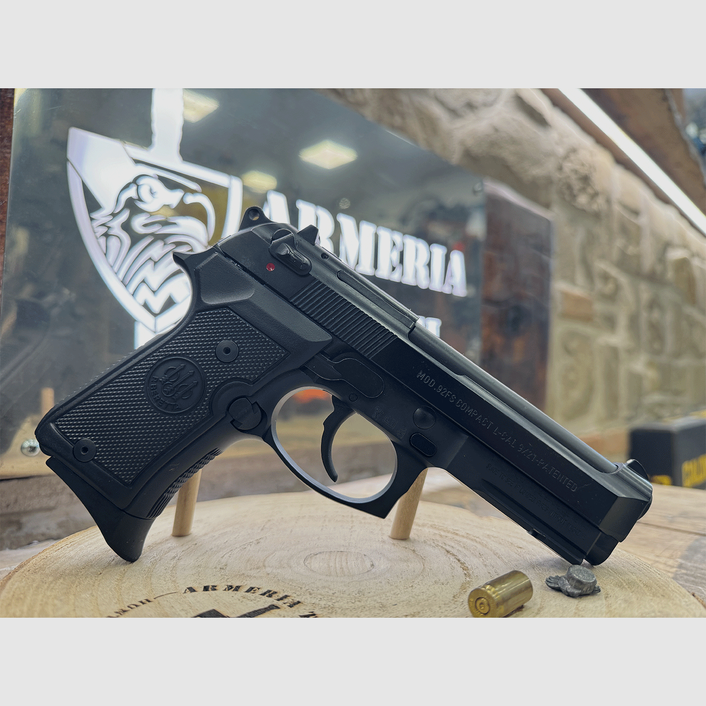 UTILISÉ – PISTOLE – BERETTA MOD. M9A1 COMPACT cal. 9×21, image 4 sur 6