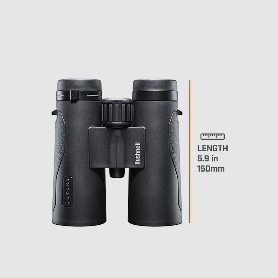 Binocolo Bushnell Engage 'X' 10x42mm, nero, EDX, FMC, senza piombo, immagine 9 di 9