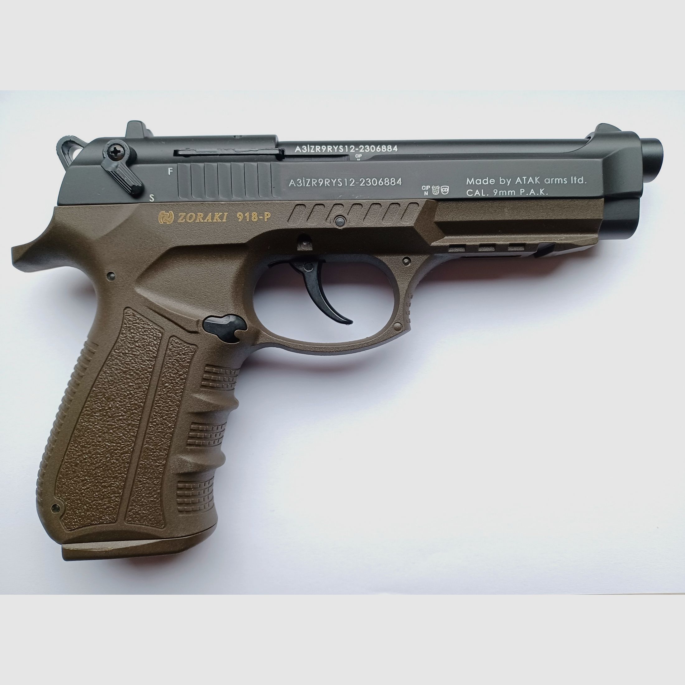 Zoraki 918 cal. 9mm P.A.K. - ODG -