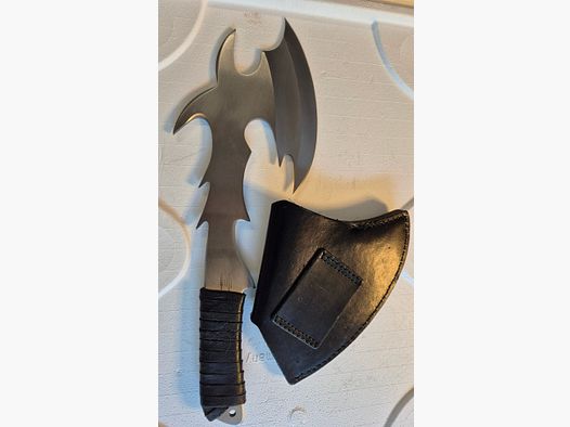Gil Hibben  warrior throwing axe w/sheath#5004 Custom Design