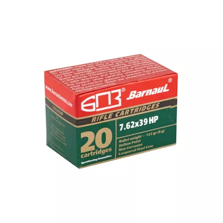 7,62x39 BARNAUL ZM HP 8,0g/123gr