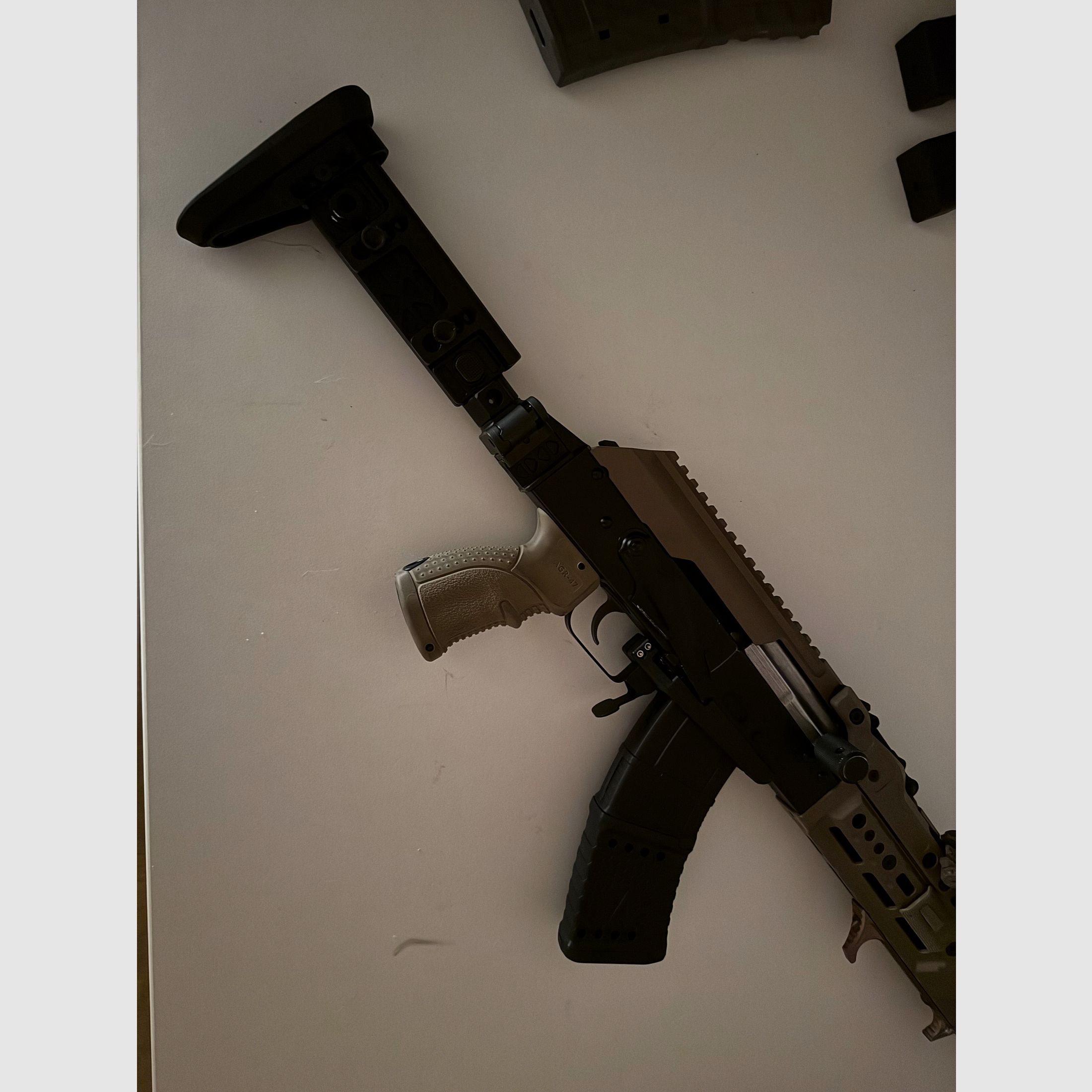 Midwest Industries Alpha Ak Folding Stock + Picatinny Adapter