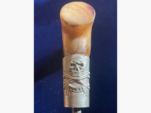 DEAD OR GLORY - Walking stick with contents - antique around 1880