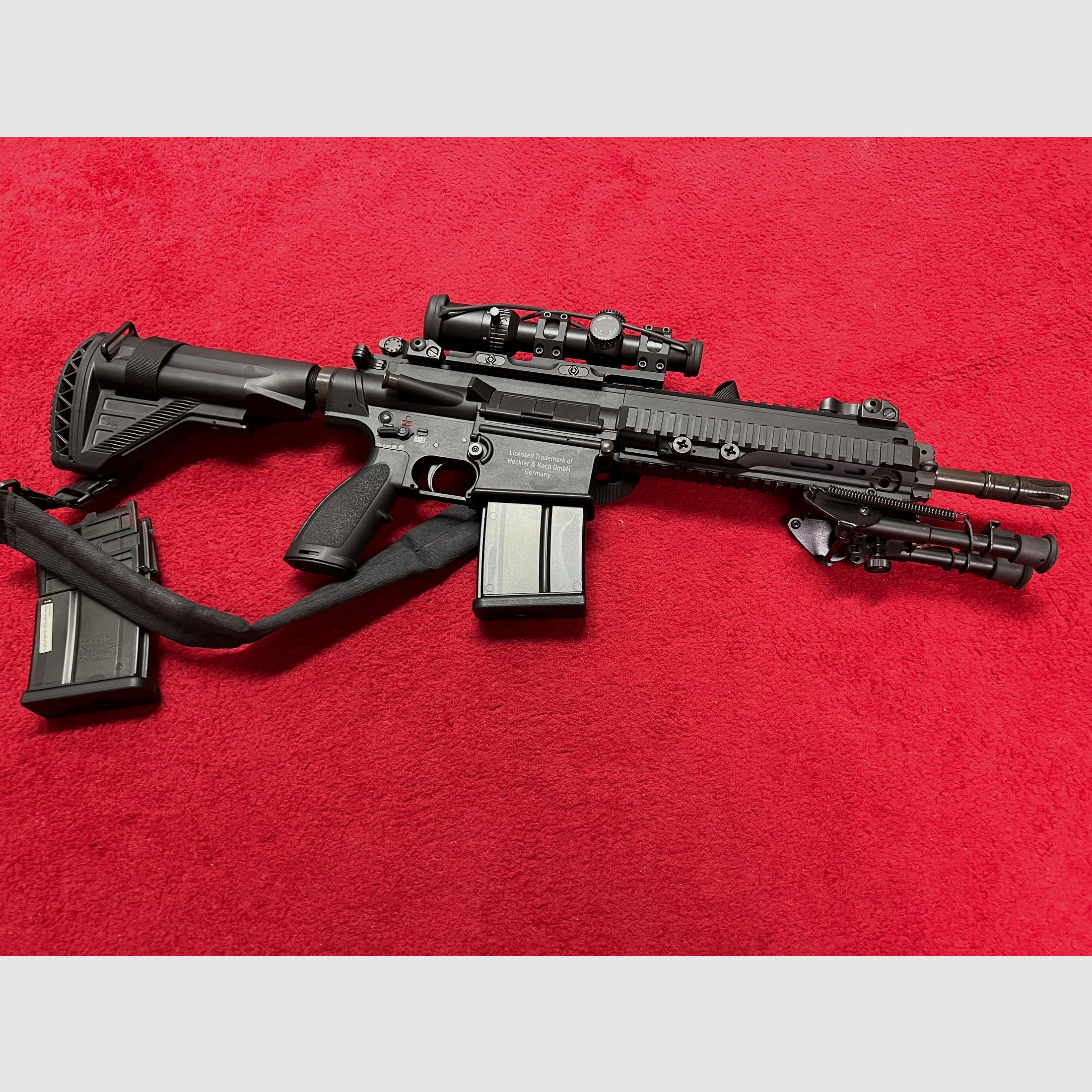 VFC H&K 417 D Open Bolt GBB 6mm BB in Black