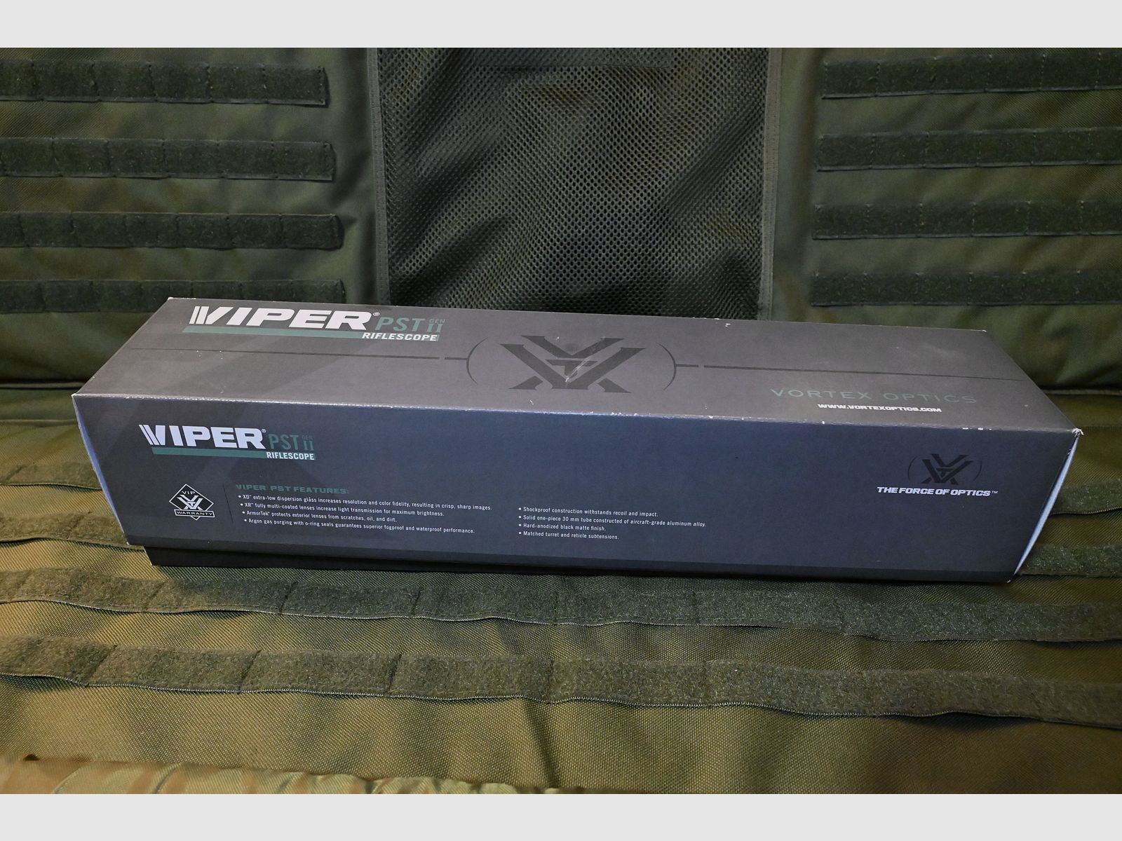 Vortex Viper PST Gen II 3-15x44 MRAD FFP EBR-7C - Komplettset
