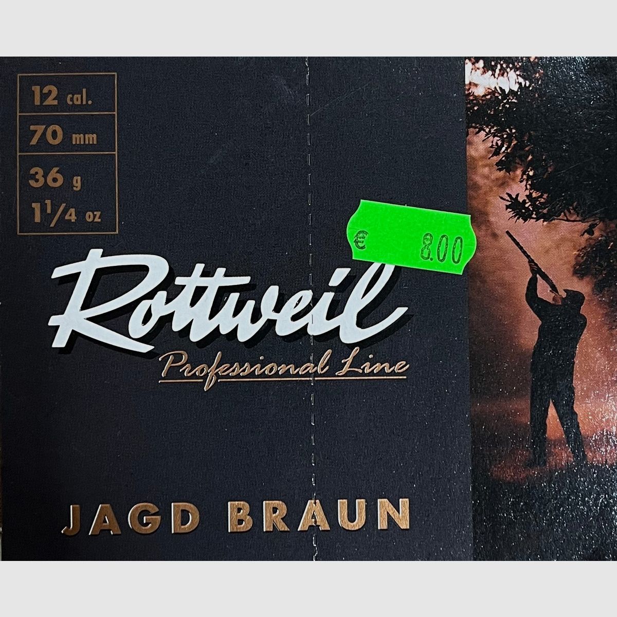 Rottweil JAGD BRAUN 12/70 36g 3,5mm - 10 Schuss