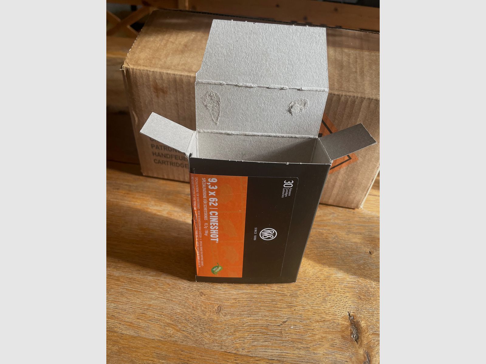 RWS Cineshot 9.3x62 12,7g/195gr Spezialpatrone fürs Schiesskino - 315 Stück