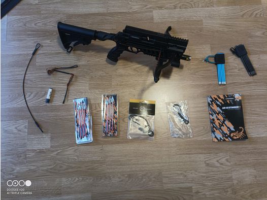 Steambow Stinger AR6 Tactical mit viel Zubehör