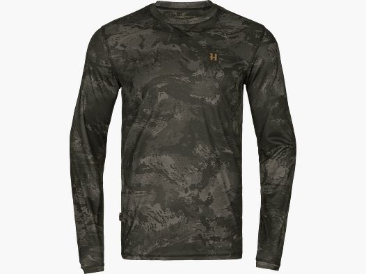 Härkila NOCTYX Camo L/S T-shirt Hombre AXIS MSP*Negro L