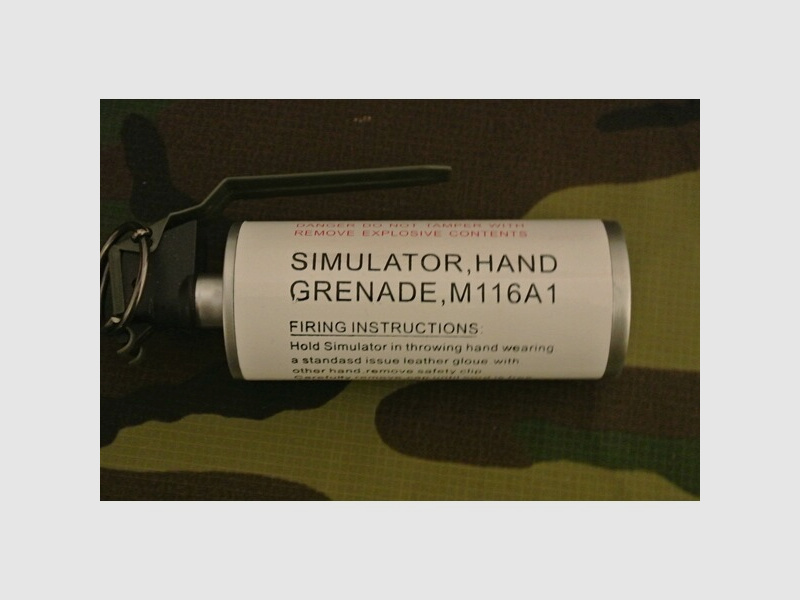 M116A1 Dummy Grenade Airsoft softair Gotcha Ausrüstung Big Dragon BD7985 Handgrante