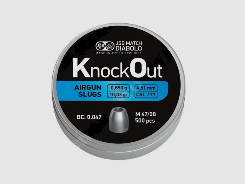 JSB Projectiles Knockout Cal. 4,51mm 500pcs