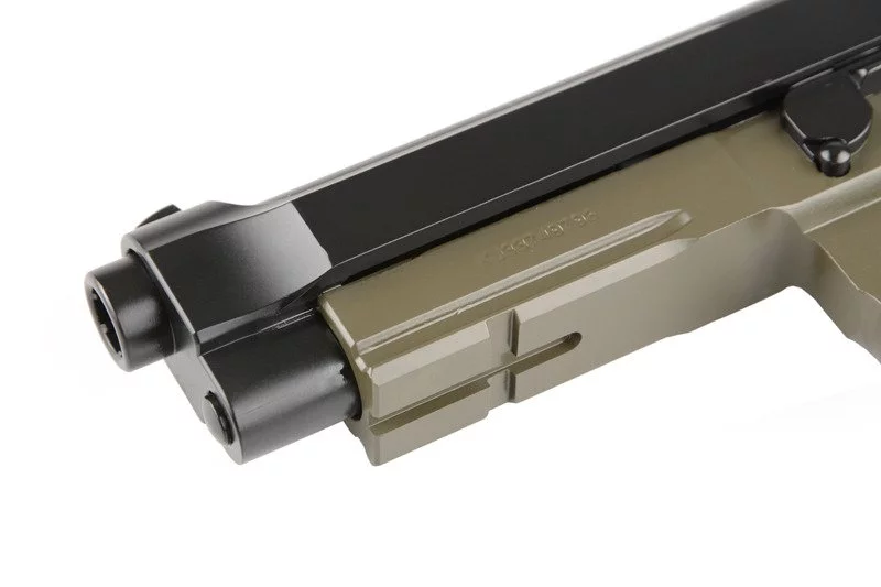 Pistola de CO2 KJW M9A1 (CO2) – color oliva, imagen 20 de 20