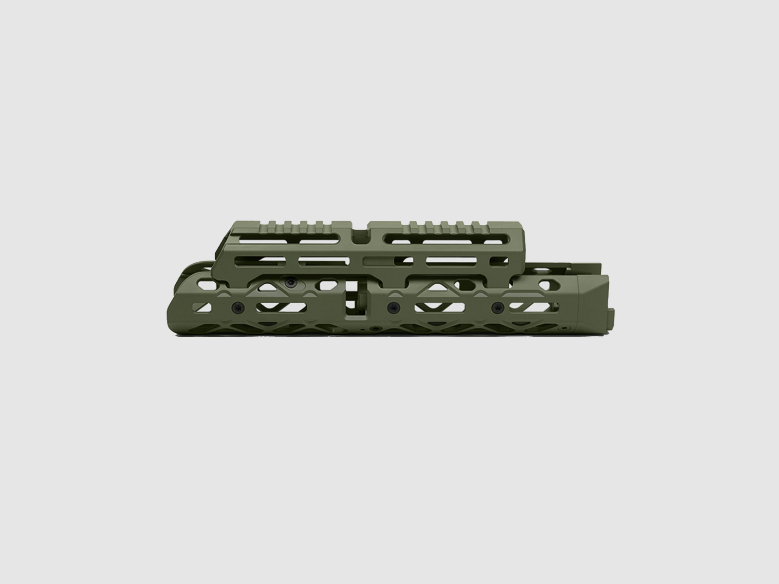 Tussenkolf en lange AK M-LOK-aluminium handguard, OD Green – Kruk
