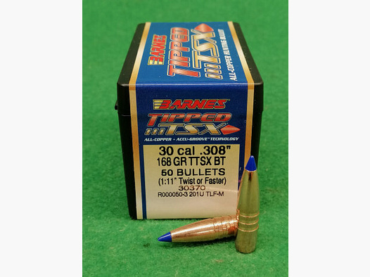 BARNES TTSX #30370 Kaliber .30 (.308) - 168 Grain