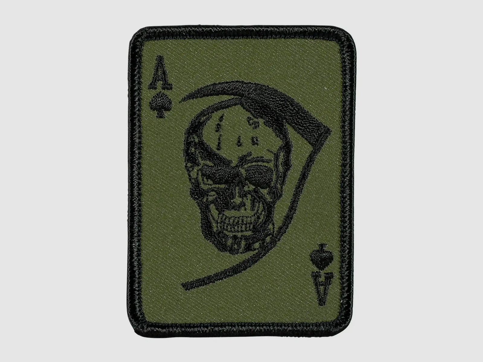 Oryginalna odznaka Bundeswehry US Textile Death Ace oliwkowy