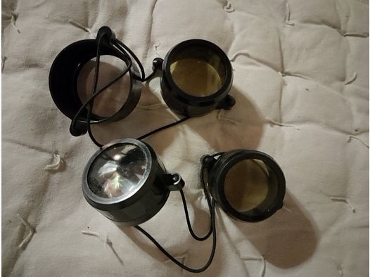 2 x Beschermkappen geel helder Richtkijker Rubberband Kappen Verrekijker Telescoop Stofbeschermkappen Oculair Bescherming Helderzicht
