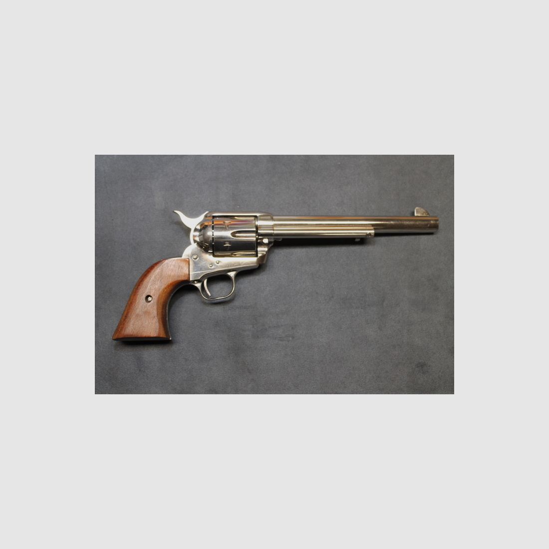 Original Revolver COLT Mod. SAA, Kal. .45 Colt - 7,5" Zoll, vernickelte Ausführung