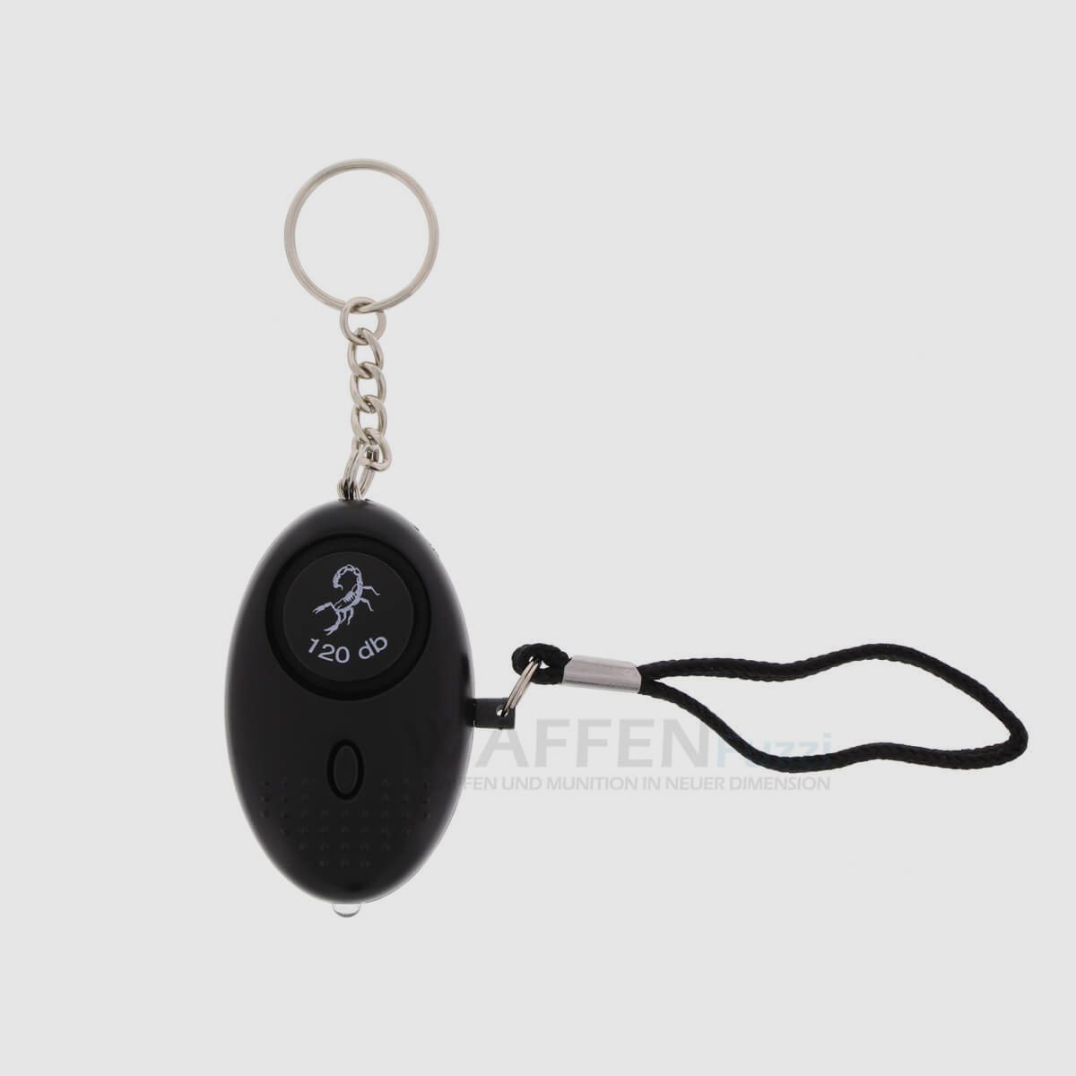 Schrillalarm Scorpion Security 120 db mit Taschenlampe