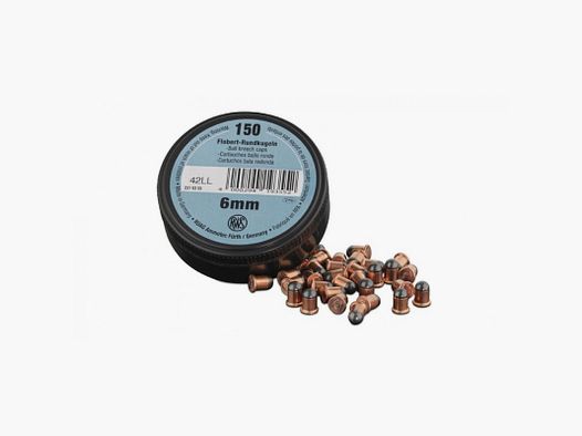 RWS FLOBERT CARTRIDGE 6MM RK 150 PCS