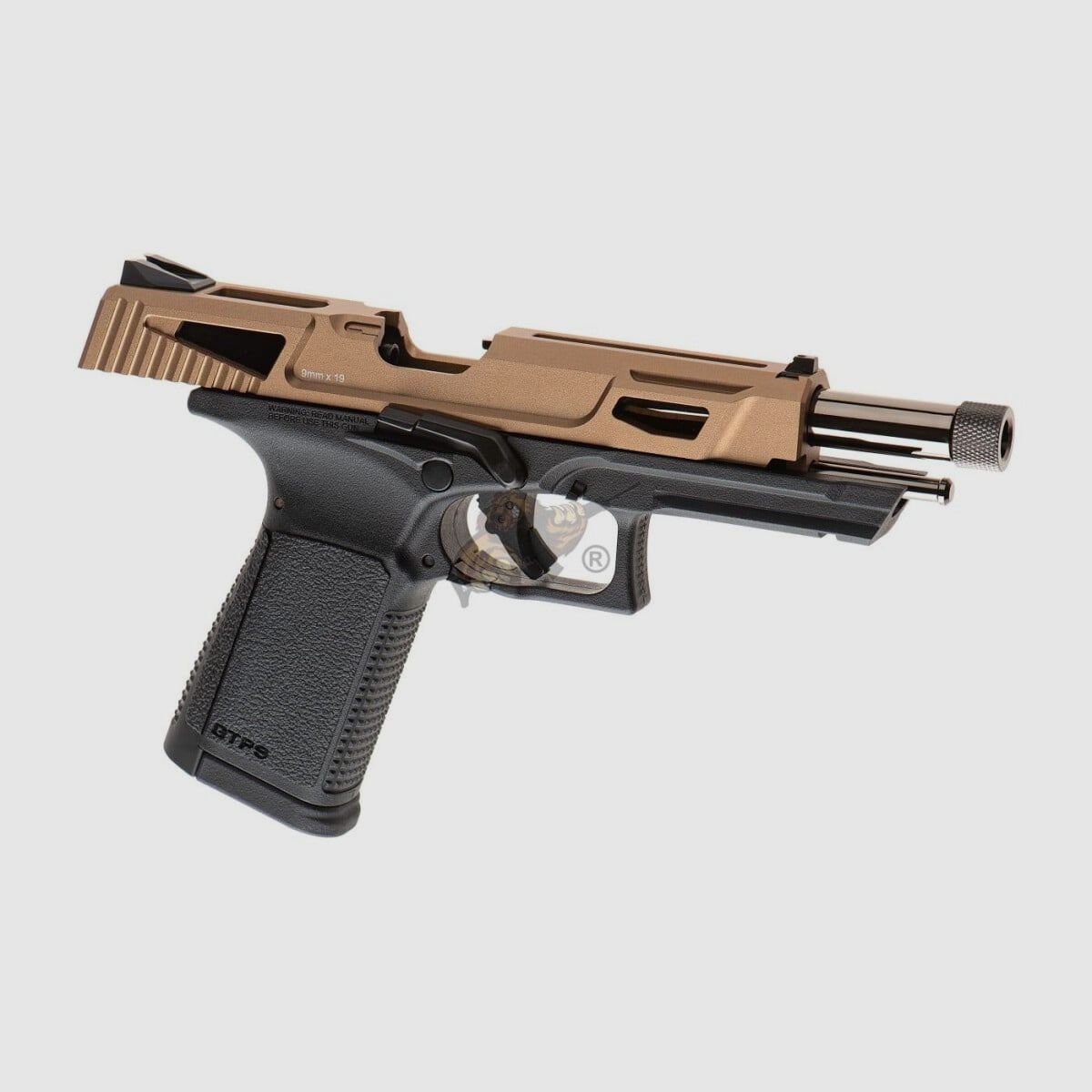 GTP9 MS CNC Scivolo in Metallo Gas Blow Back Nero/Deserto Airsoft Libero da 18 - GBB - F | G&G, immagine 3 di 7