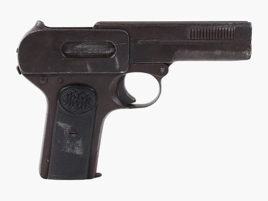 Dreyse 1907 Rheinische Metallwaren & Maschinenfabriken, calibro 7,65mm Browning || Pistola