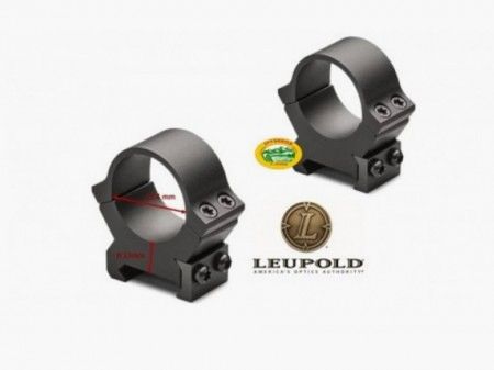 LEUPOLD Anelli PRW2 1 pollice Medi - Opachi - 174081