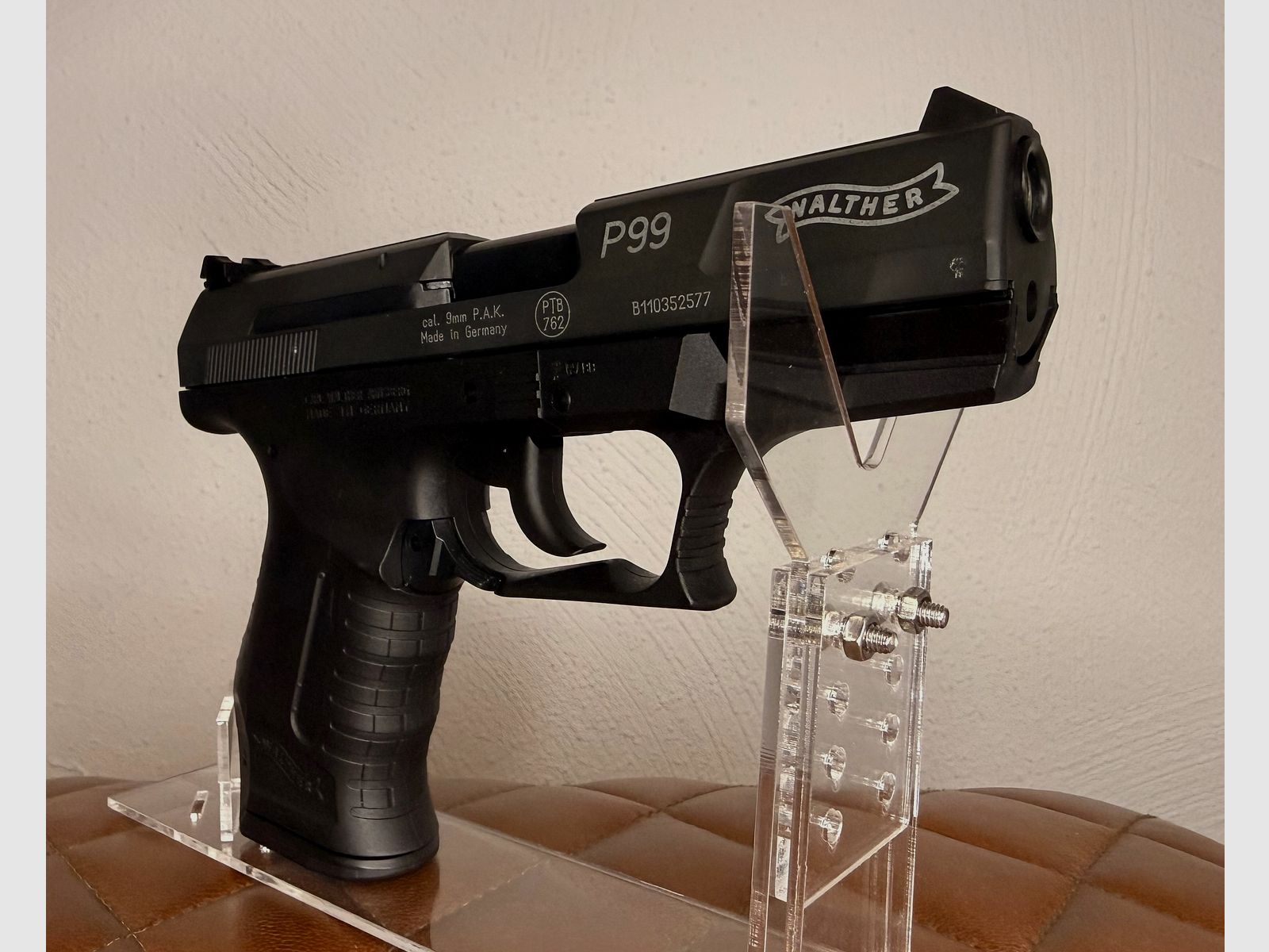 Walther P99 mit zwei Magazinen und Koffer PAK