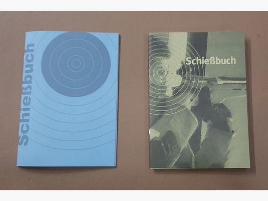 Schießbuch Schießbücher