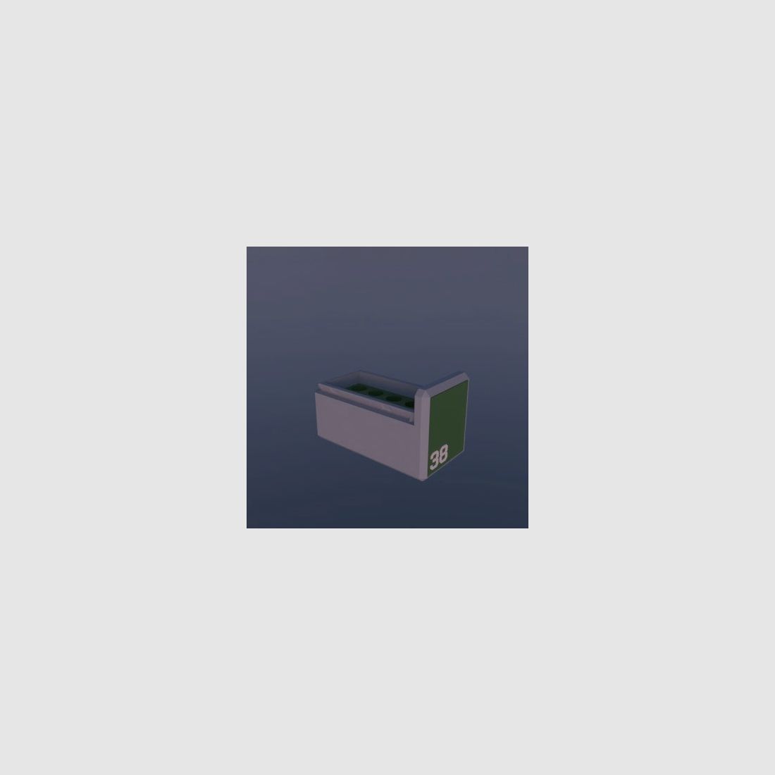 Filamelt Munitionsbox / .38 Special / ‘Schiebedeckel’ / Patronenbox, Ammo Box