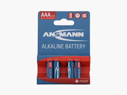 Alkaline-Batterien LR03 AAA - Ansmann - AAA LR03