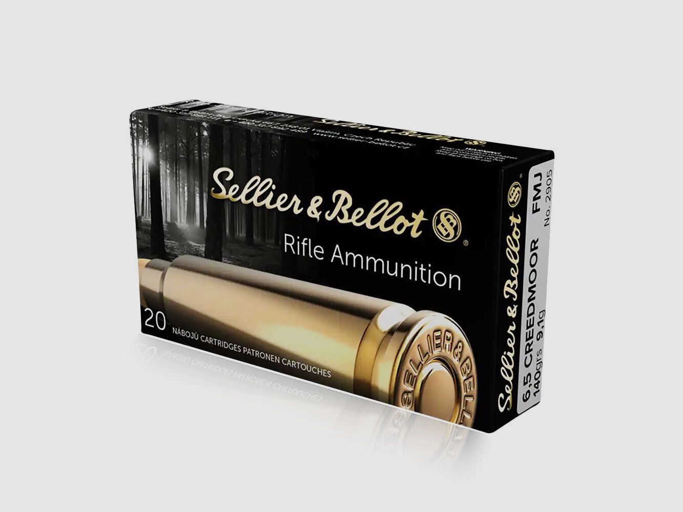 Sellier & Bellot	 FMJ 140grs 6.5 Creedmoor